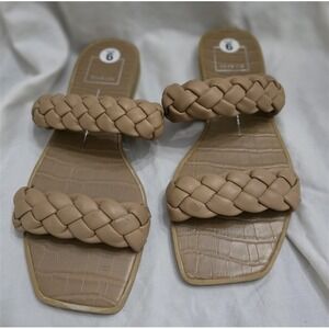 NWOT Dolce Vita 6 Beige Braid Strappy Sandals 125684